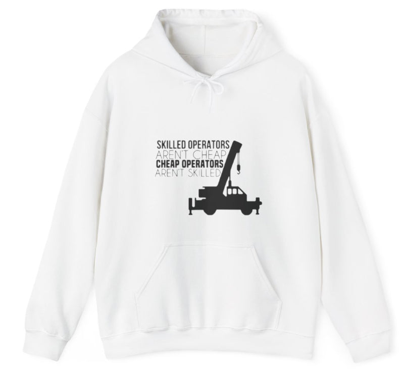 Skilled mobile crane operators aren’t cheap - Pullover Hoodie
