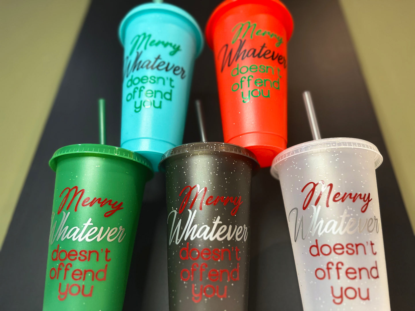 Merry whatever doesn’t offend you cold cup!