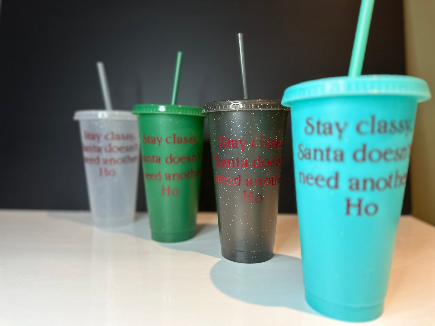 Stay classy cold cup!