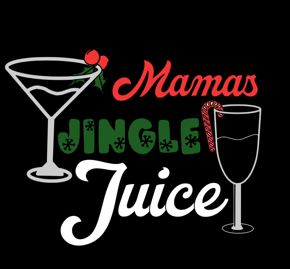 A little jingle for mamas juice adult crew neck