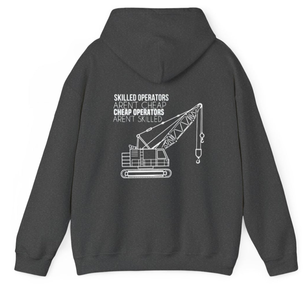 Skilled crane operators aren’t cheap - Pullover Hoodie