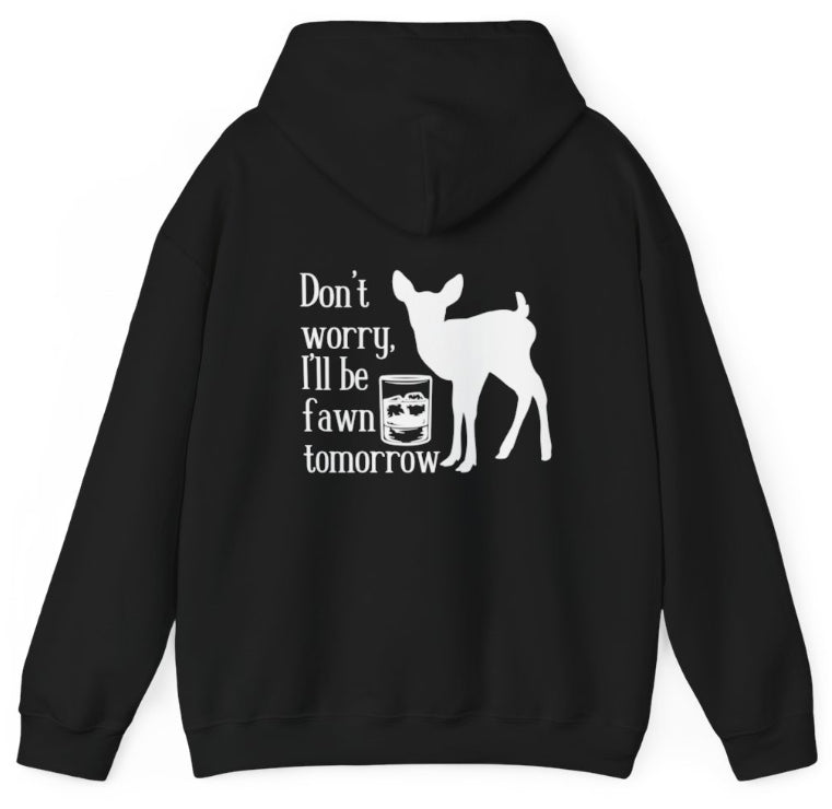 I’ll be fawn in the morning sweater