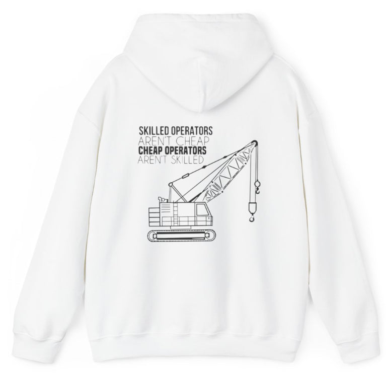 Skilled crane operators aren’t cheap - Pullover Hoodie