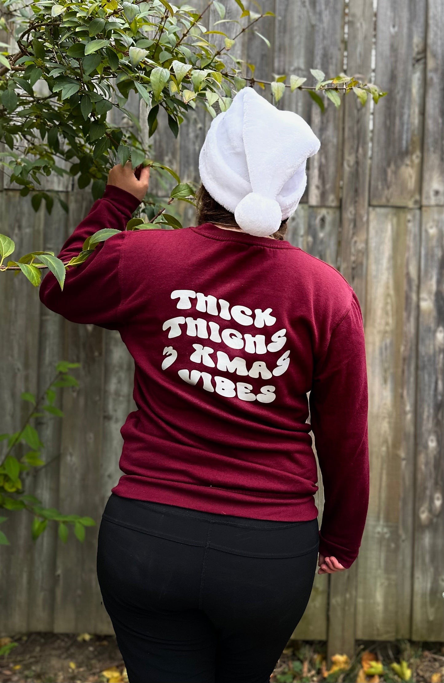 Thicker the thighs, the bigger the vibes adult crew