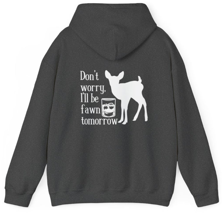 I’ll be fawn in the morning sweater