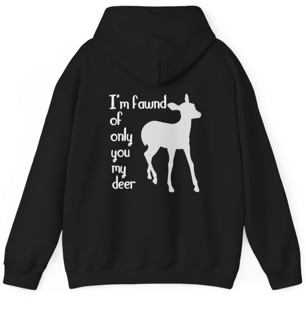 I’m fawnd of only you my deer sweater