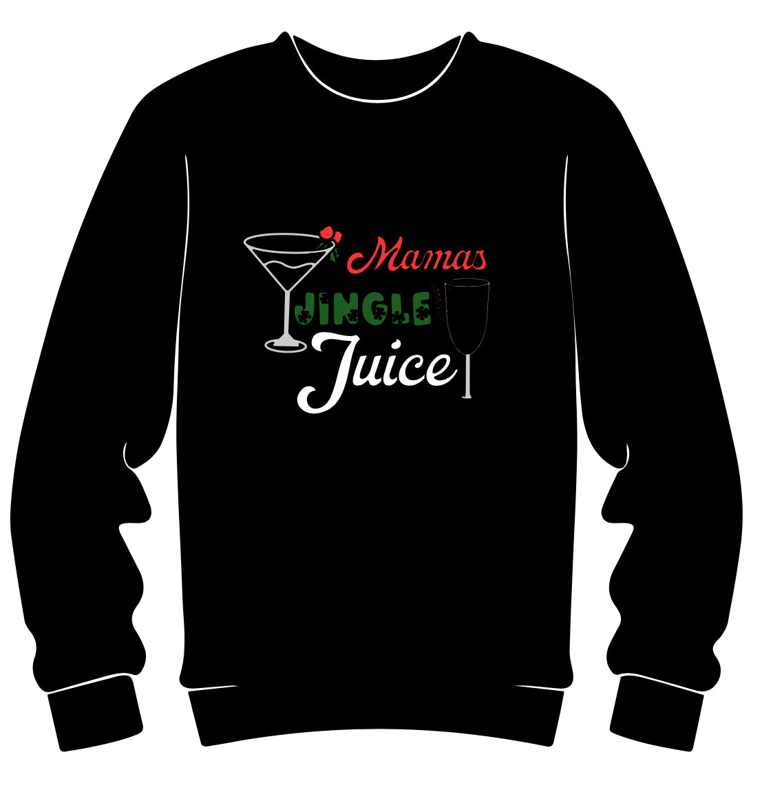A little jingle for mamas juice adult crew neck