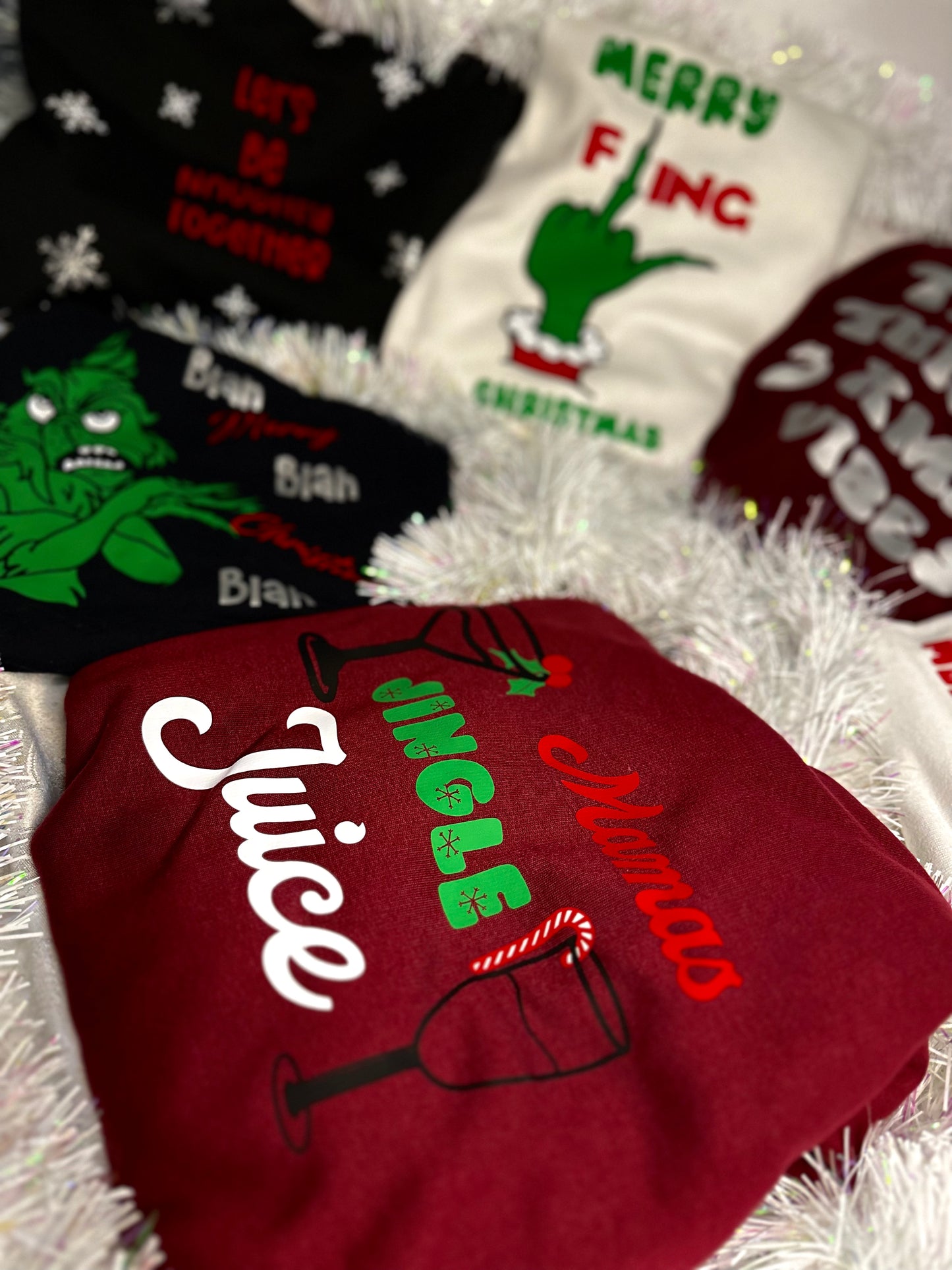 A little jingle for mamas juice adult crew neck