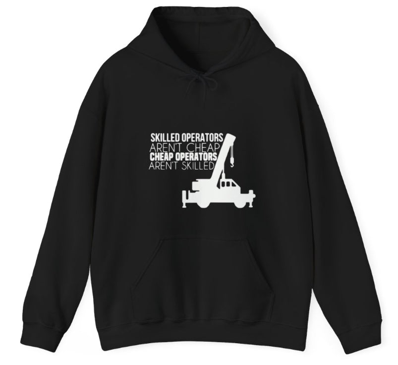 Skilled mobile crane operators aren’t cheap - Pullover Hoodie