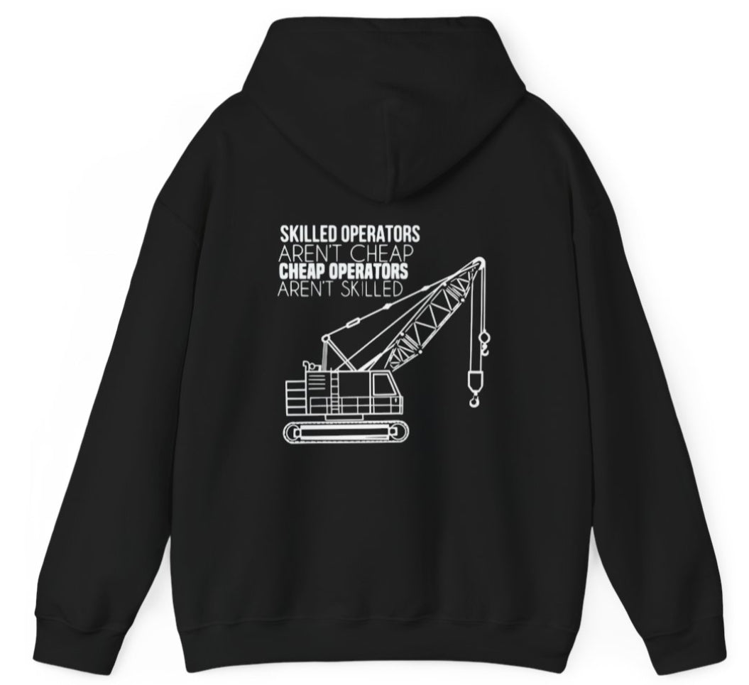 Skilled crane operators aren’t cheap - Pullover Hoodie