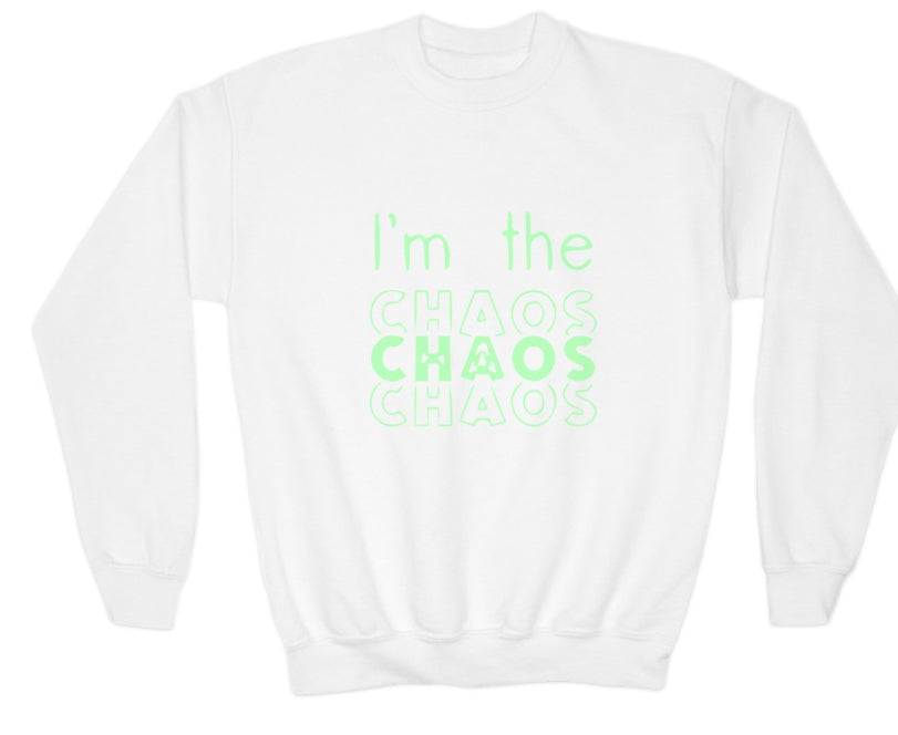 I’m the chaos - youth crew neck