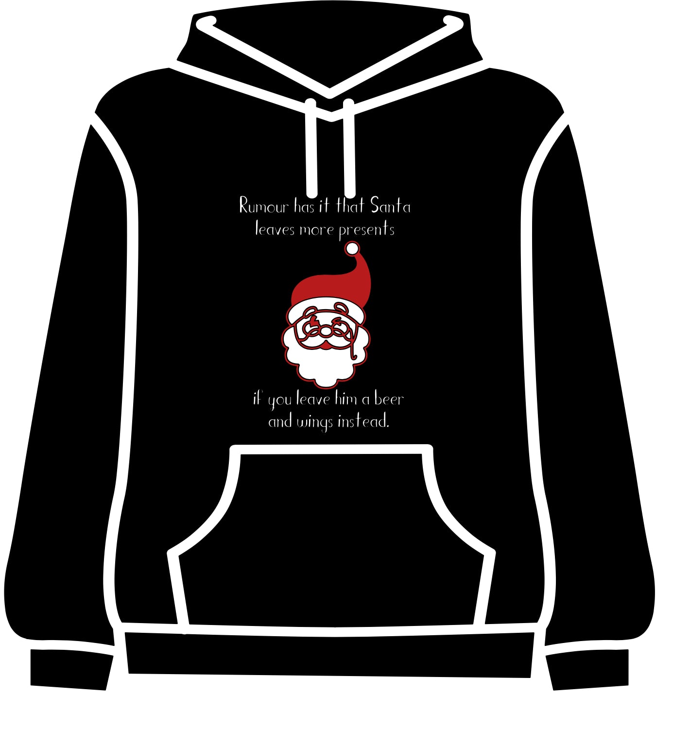 Spill the tea about Santa! Adult hoodie