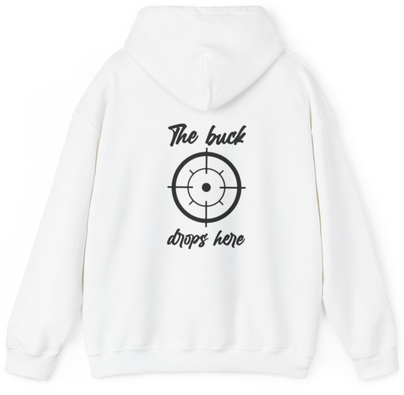 The buck drops here hunters sweater
