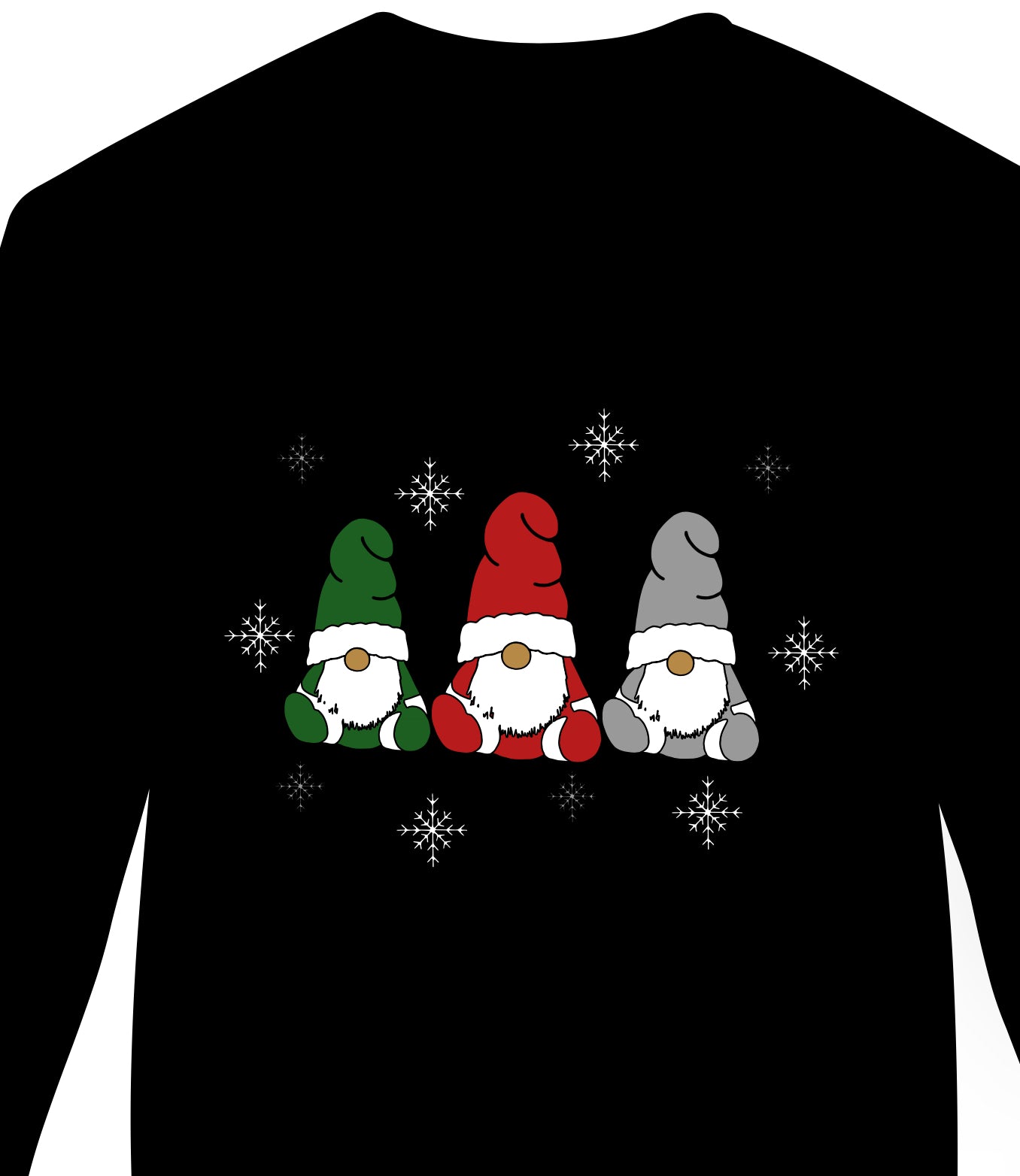 Holiday gnomes adult long sleeve