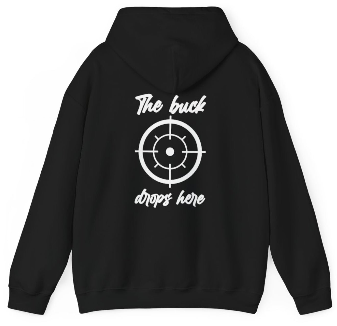 The buck drops here hunters sweater