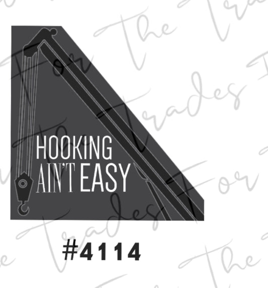 Hooking ain’t easy sticker