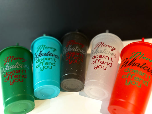 Merry whatever doesn’t offend you cold cup!