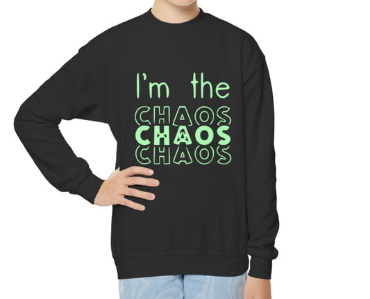 I’m the chaos - youth crew neck