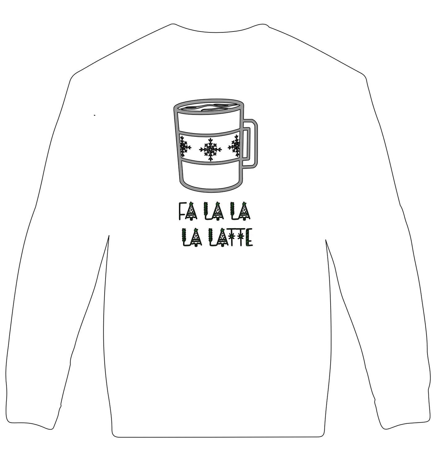 Got alatte spirit adult long sleeve