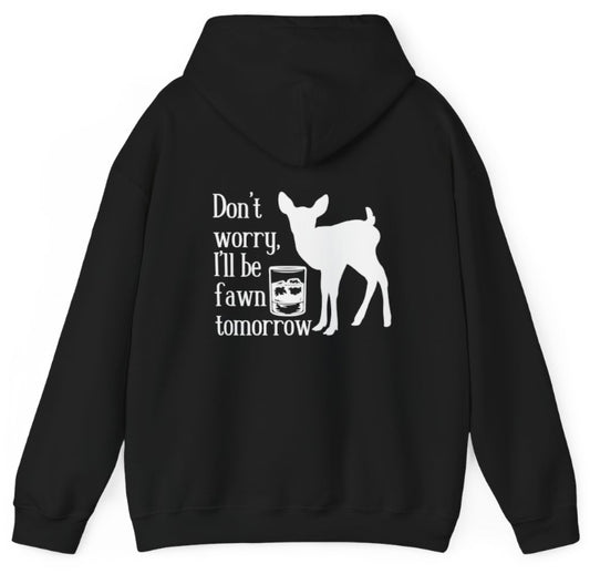 I’ll be fawn in the morning sweater
