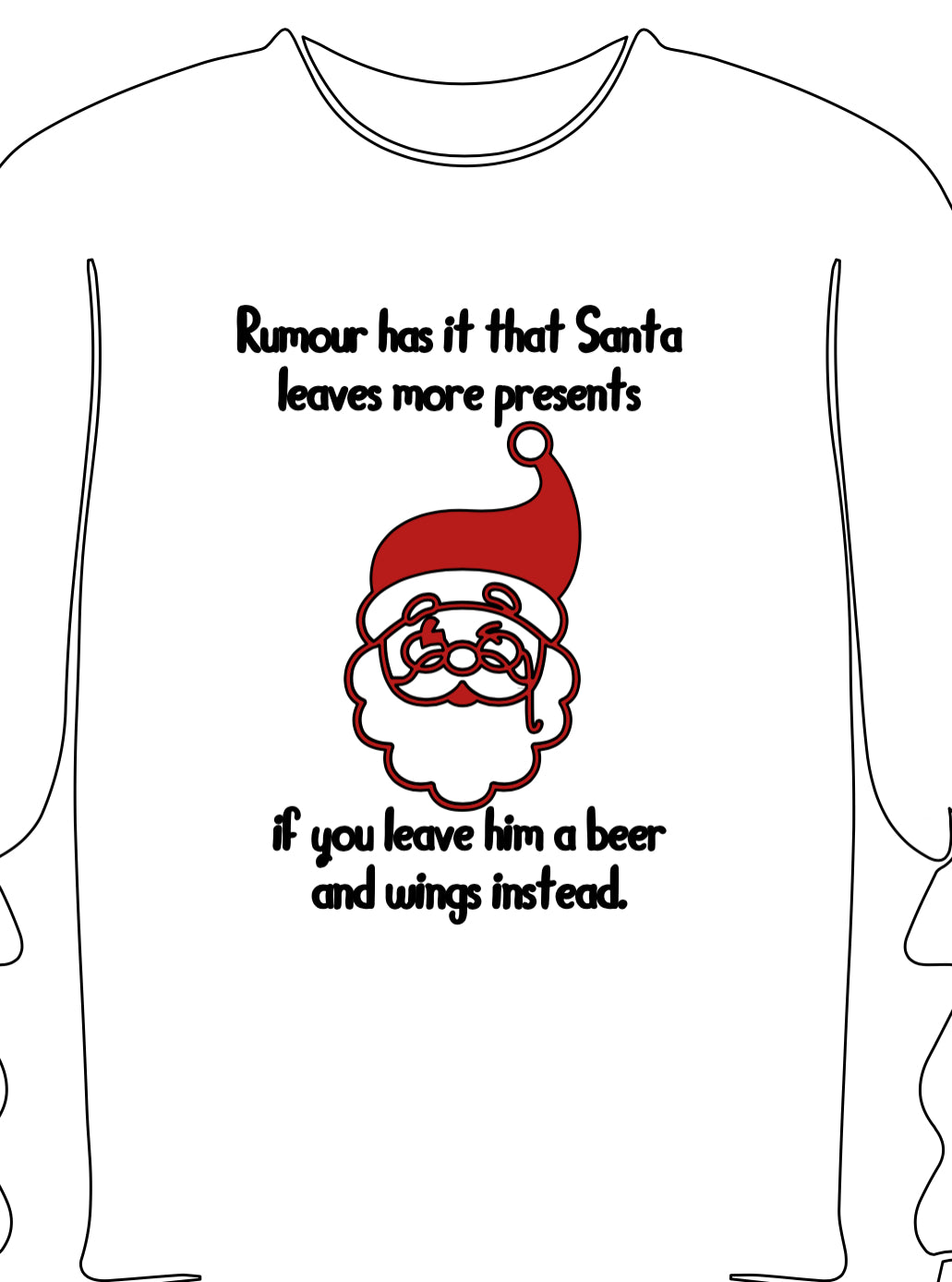 Spill the tea about Santa! Adult Crew neck