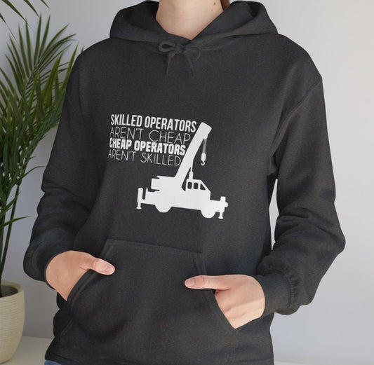 Skilled mobile crane operators aren’t cheap - Pullover Hoodie