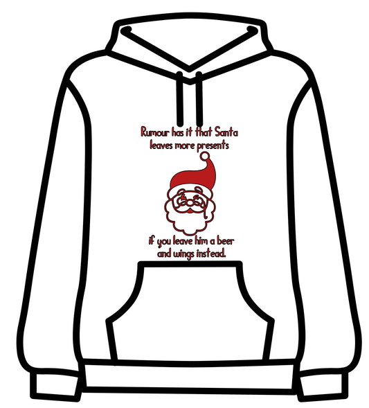 Spill the tea about Santa! Adult hoodie