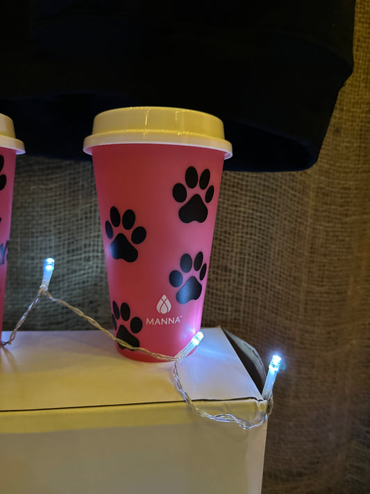Happy Pawlidays colour changing cup