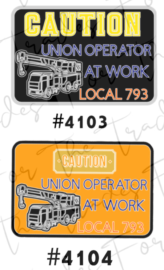 Caution - union operator at work