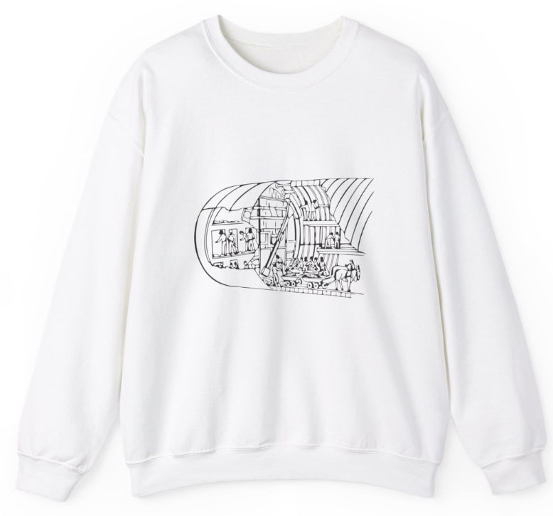 Old tunnel Crew neck