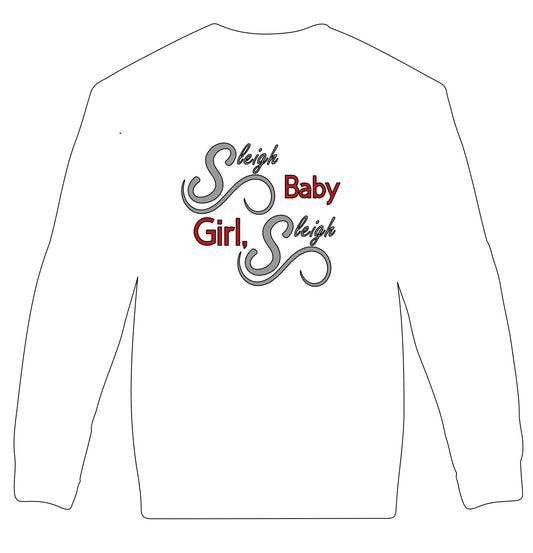 Sleigh baby girl sleigh youth long sleeve
