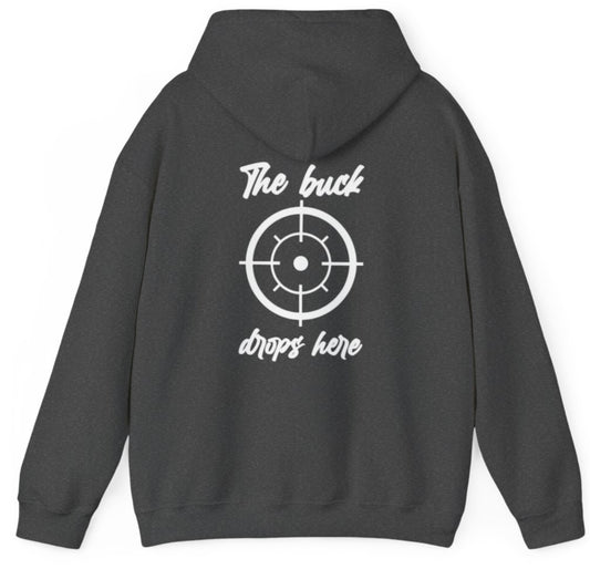 The buck drops here hunters sweater