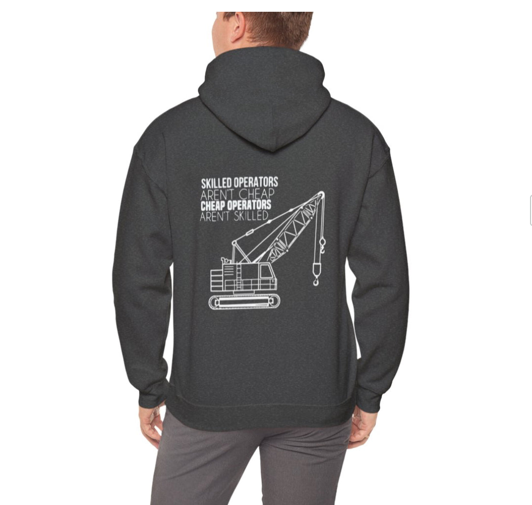 Skilled crane operators aren’t cheap - Pullover Hoodie